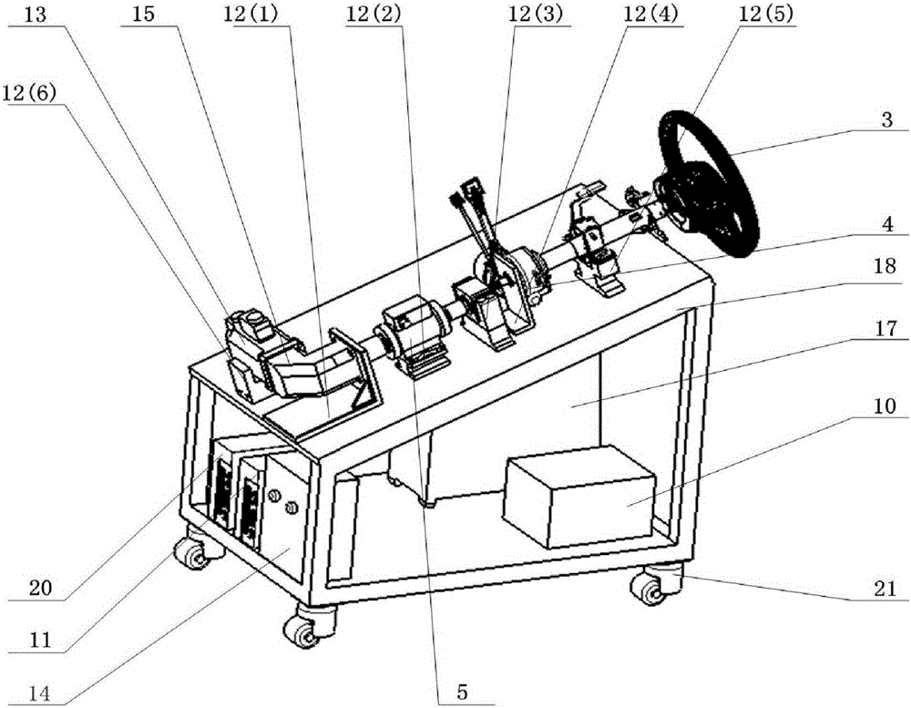 Hardware-in-loop performance testing stand suitable for automobile C-EPS system