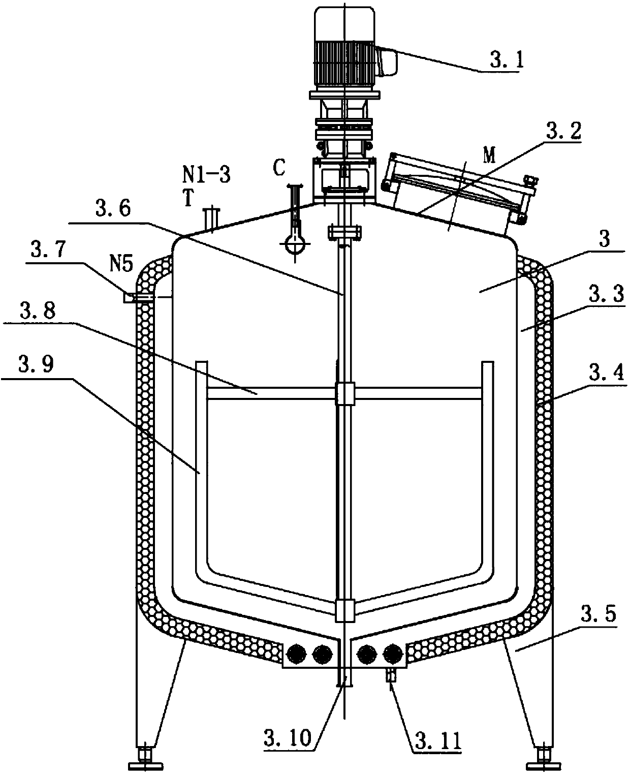 River snail rice noodle soup blend production system and production technology thereof