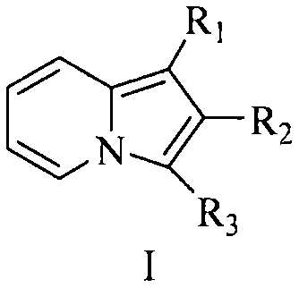 Indolizine compound with antitumor activity and derivative of indolizine compound