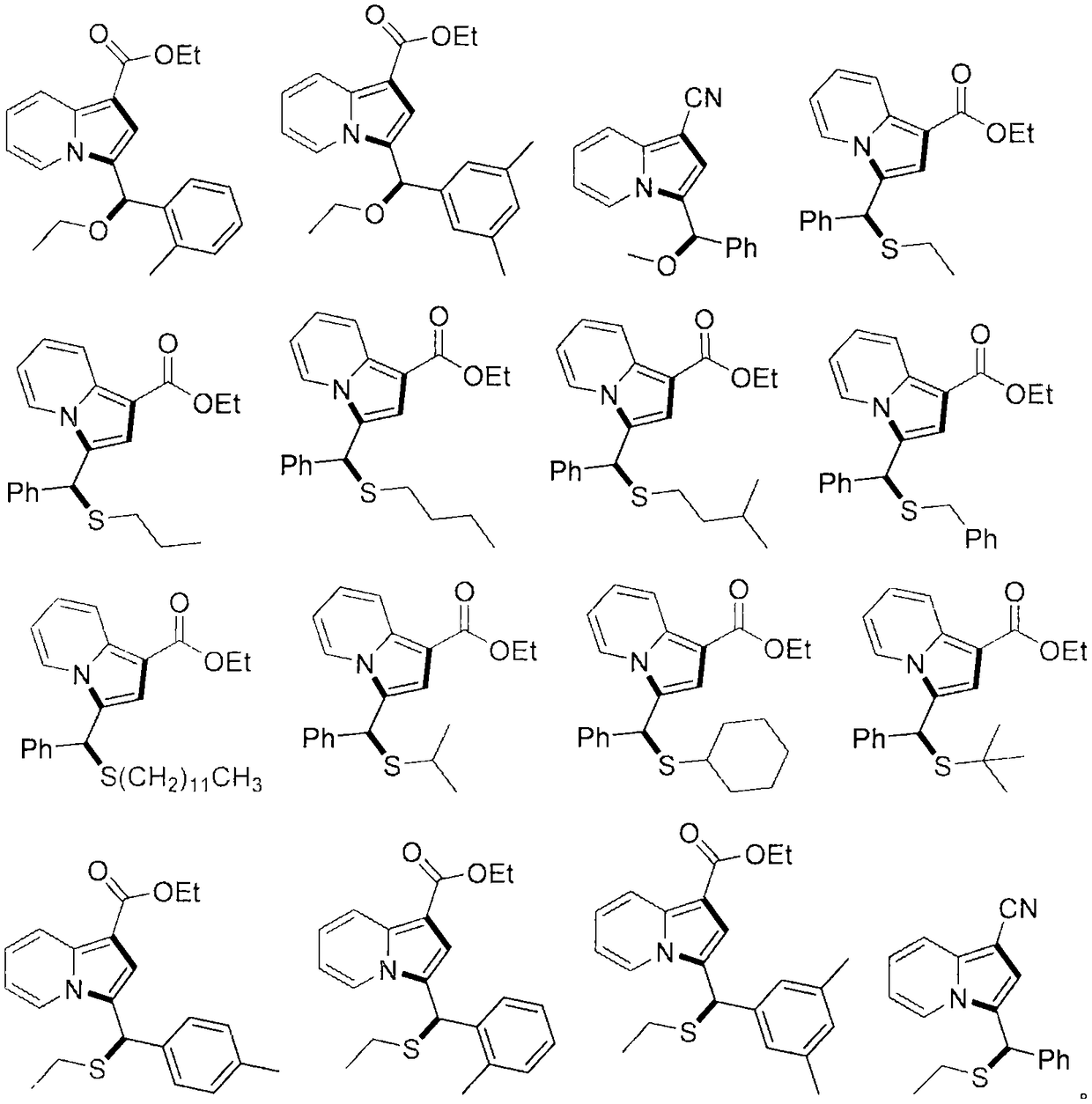 Indolizine compound with antitumor activity and derivative of indolizine compound