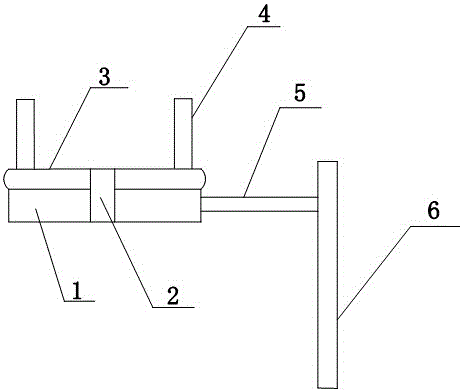 Locating support for cutting machine