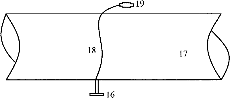 System for monitoring pipe-soil relative displacement of oil-gas pipeline in mining subsidence area