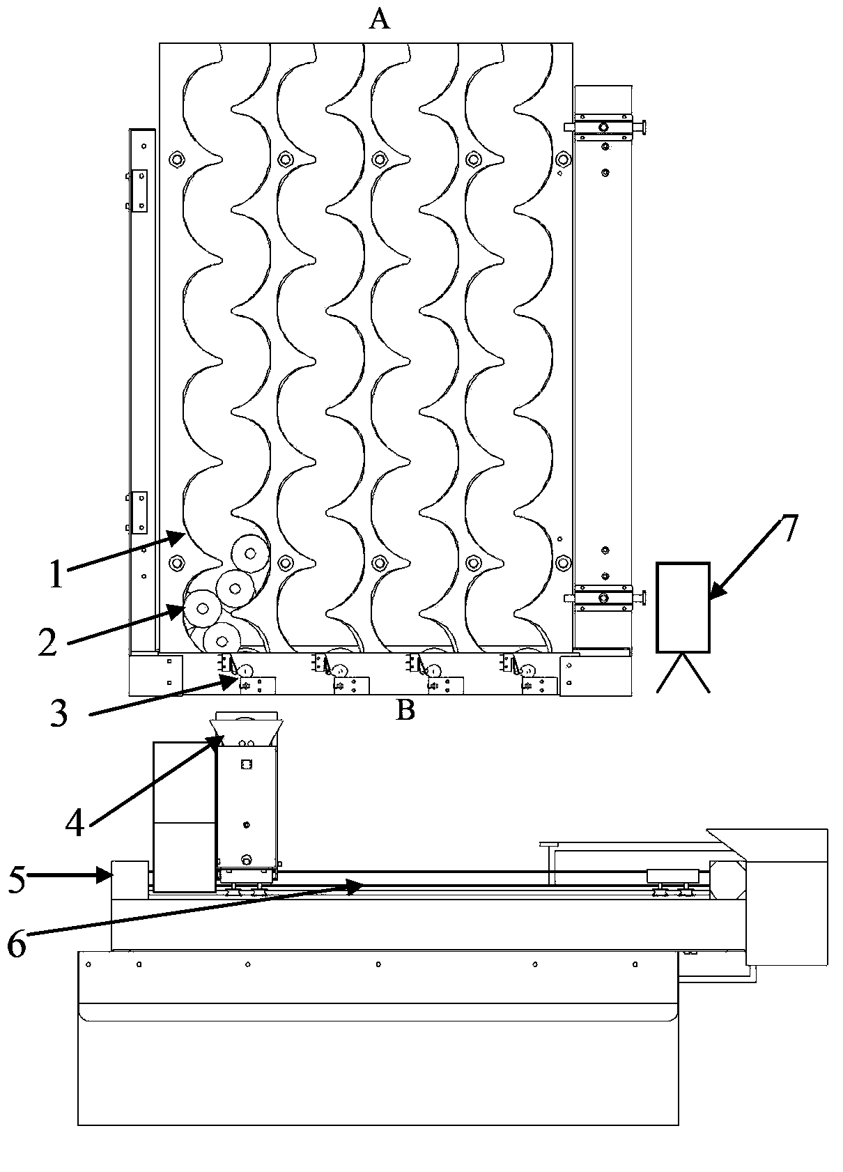 Self-service roll invoice selling device