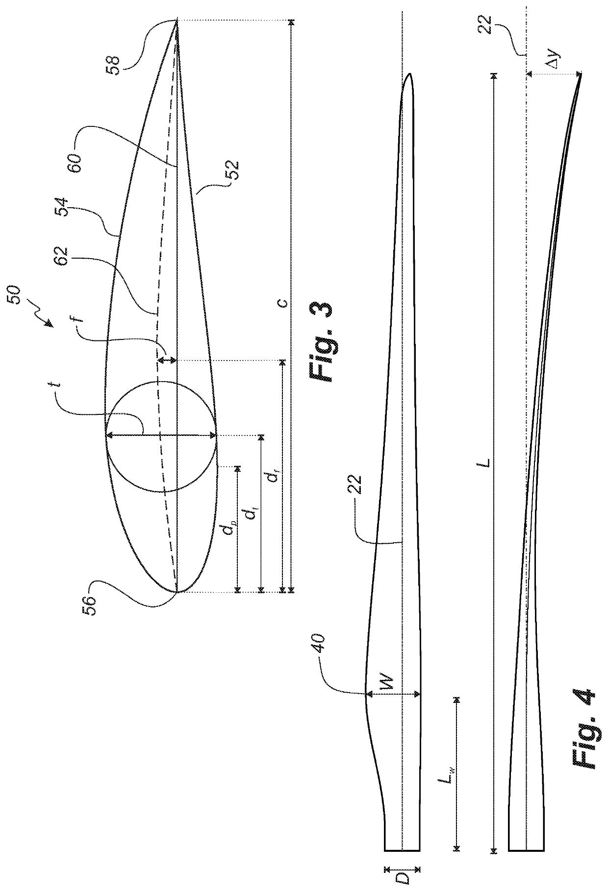 Method for determining the deflection of a wind turbine blade using the wind turbine blade's known modal profile