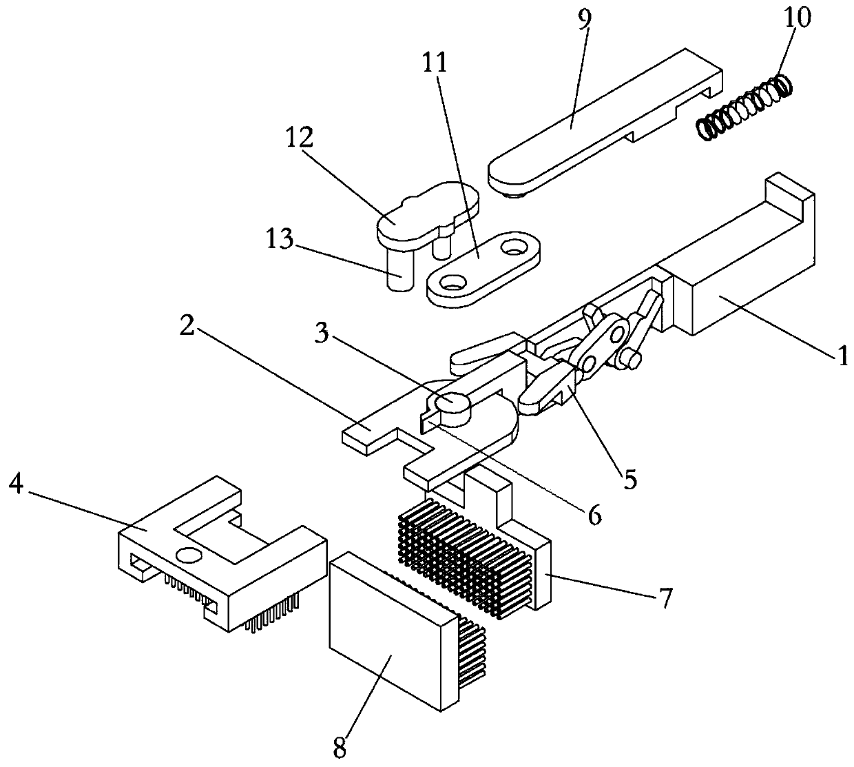 Surrounding adaptive electric toothbrush with reset mechanism