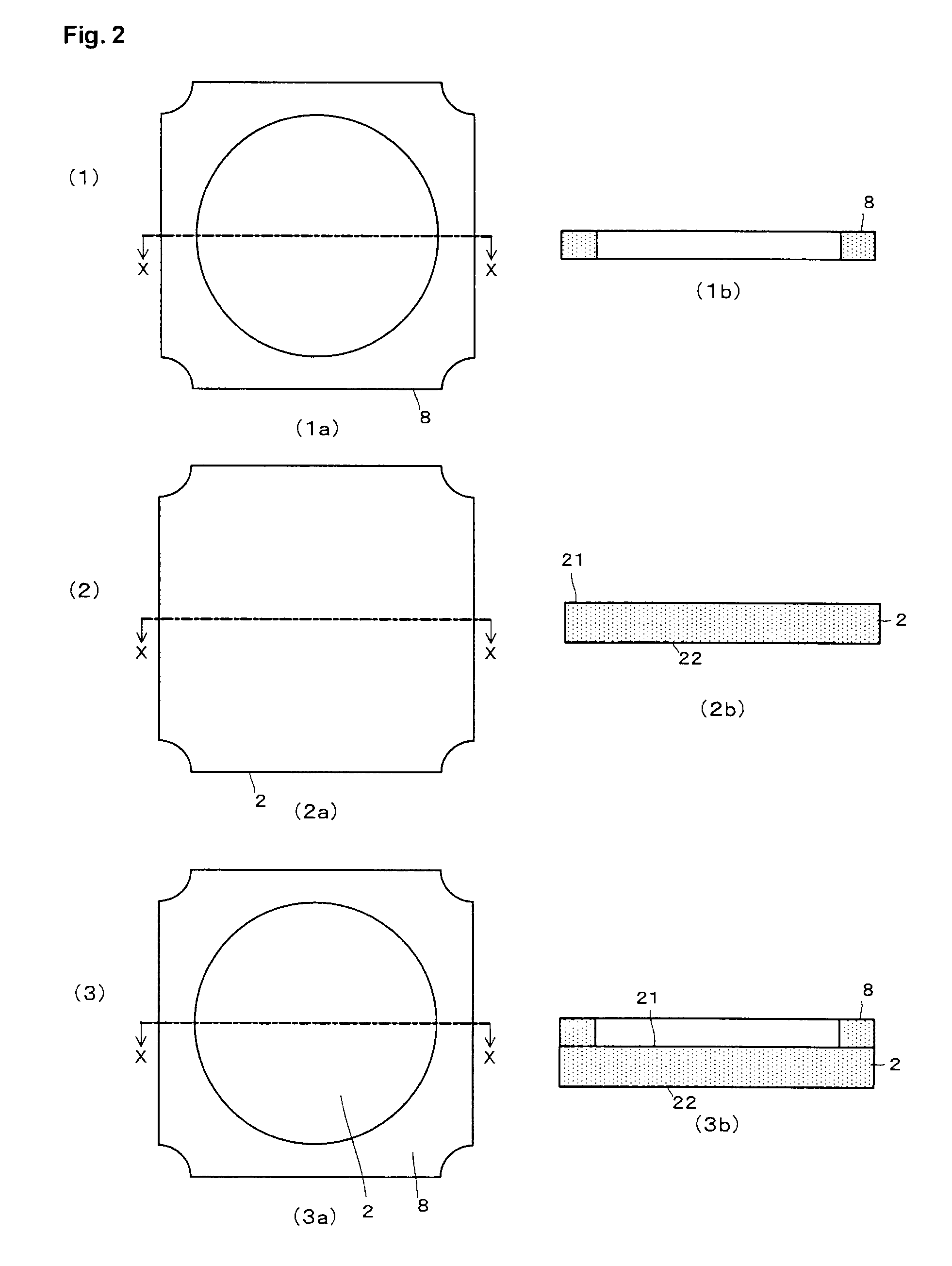 Substrate for light-emitting element and light-emitting device