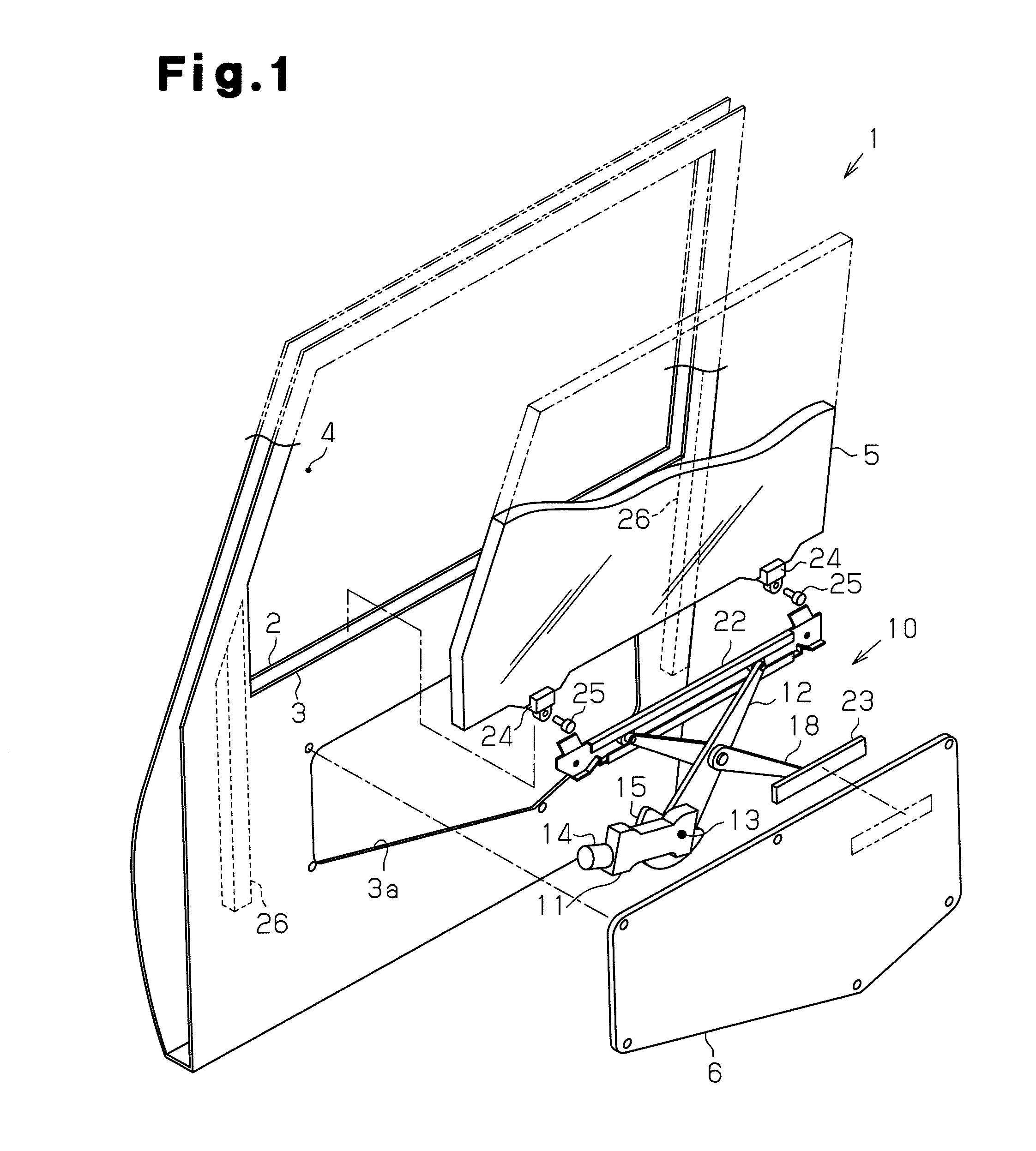 Window glass breakage detector and breakage detecting apparatus