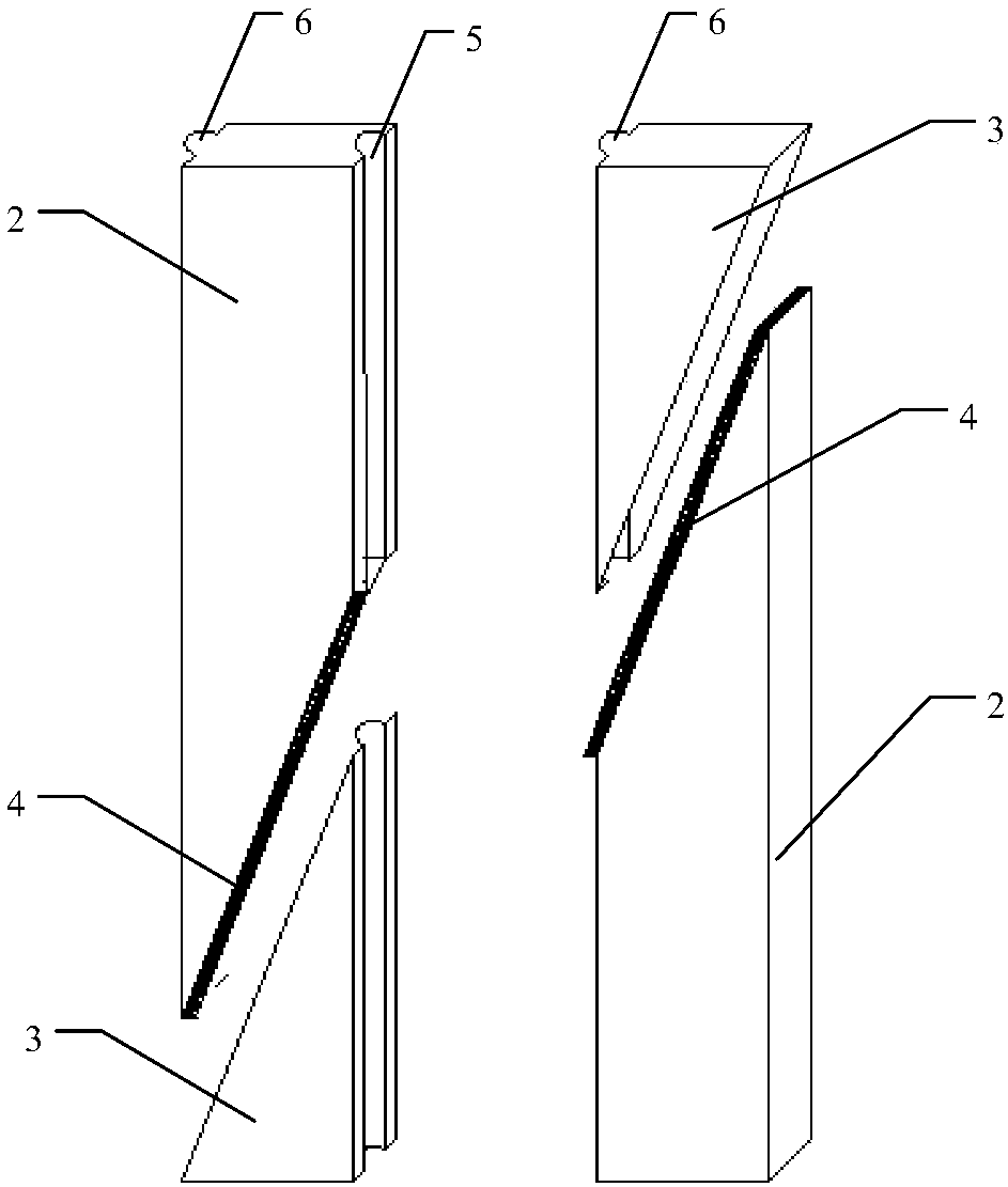 An anti-seismic prefabricated partition wall and its construction method