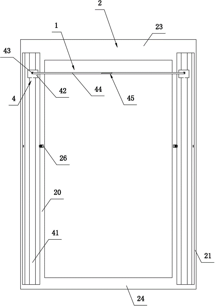 Glass window with convenient-to-clean outer wall surface