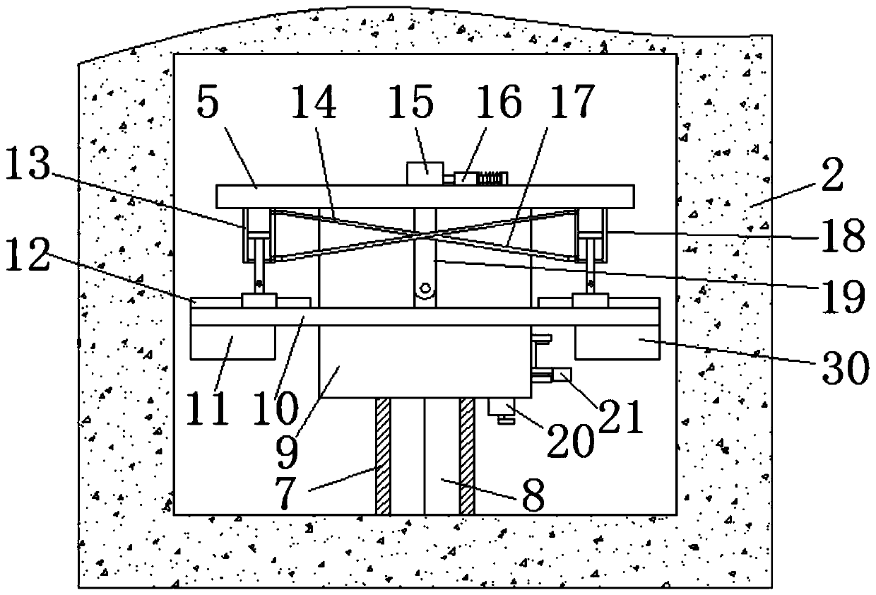 Simulation device for underground water-sealed oil depot experiments