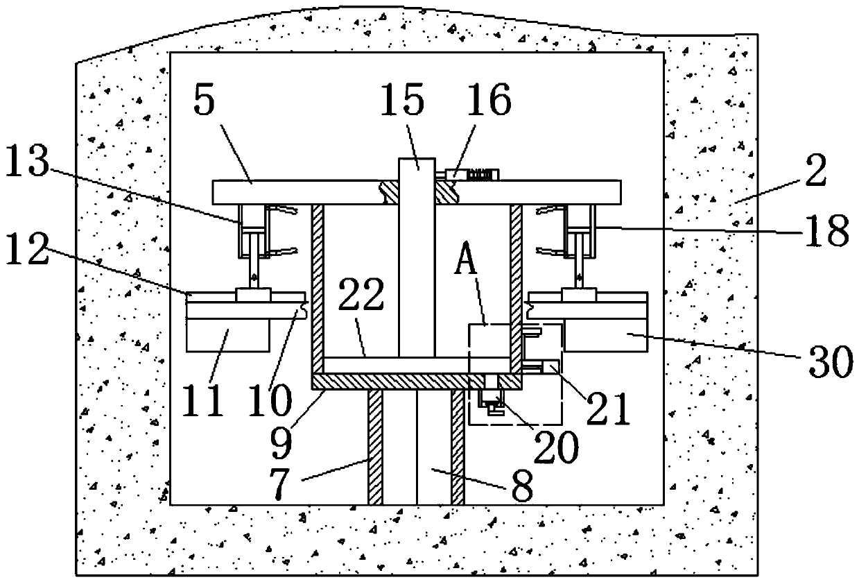 Simulation device for underground water-sealed oil depot experiments