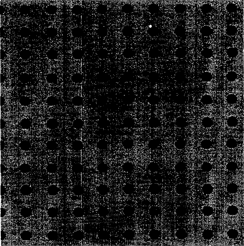 Method for preparing interval and configuration adjustable nano particle ordered array