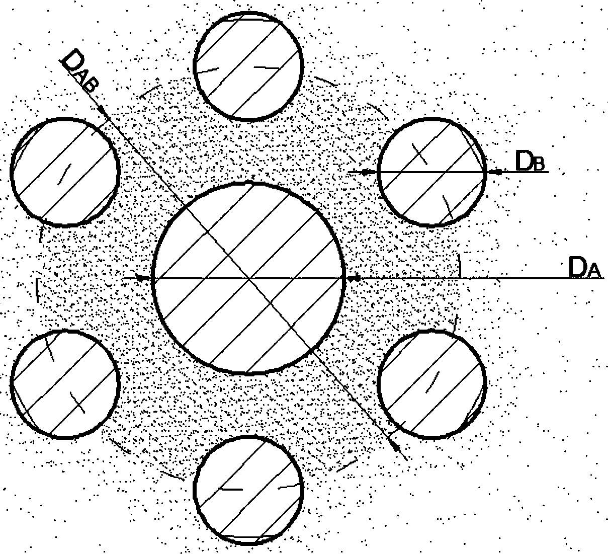 Pile arrangement method for friction pile groups and computing method of composite-foundation bearing capacity thereof