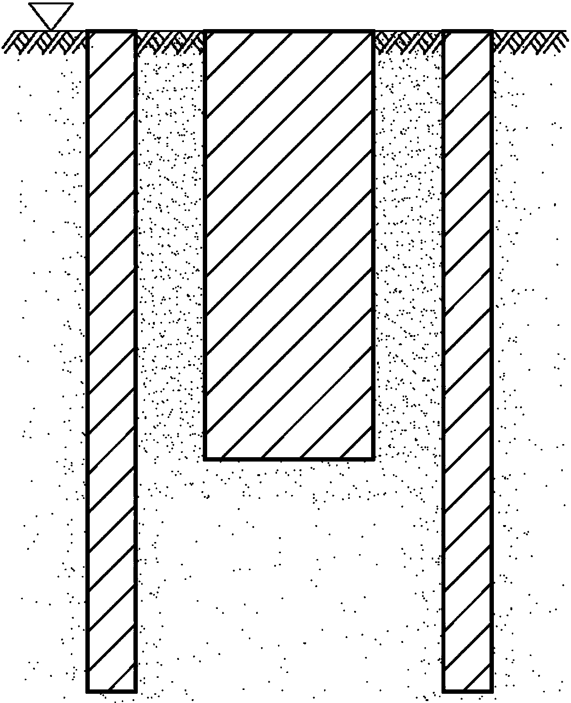 Pile arrangement method for friction pile groups and computing method of composite-foundation bearing capacity thereof