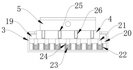 Fixing frame facilitating stamping die installation