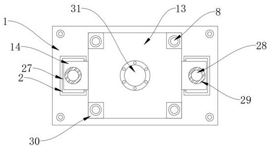 Fixing frame facilitating stamping die installation