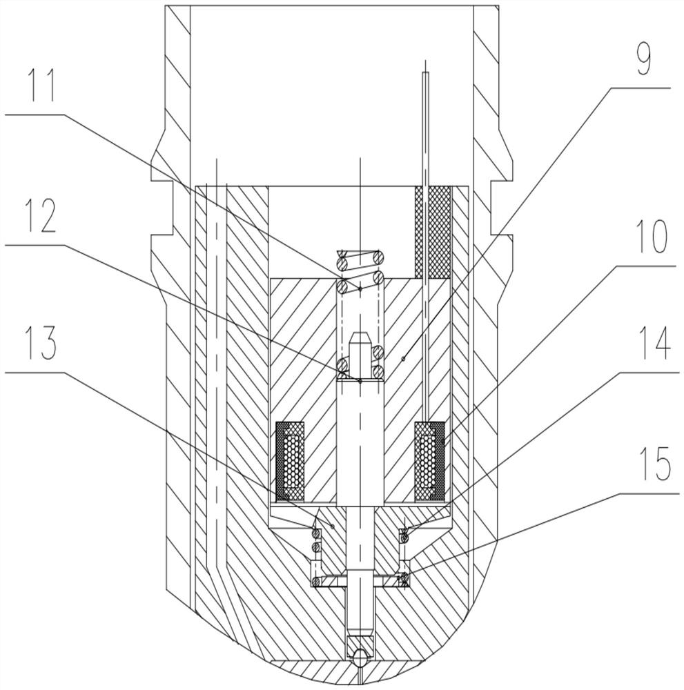 Electronically controlled diesel injector