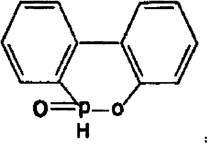 Filler used for flame-retardant heat-resistant copper-clad laminate and preparation method of filler