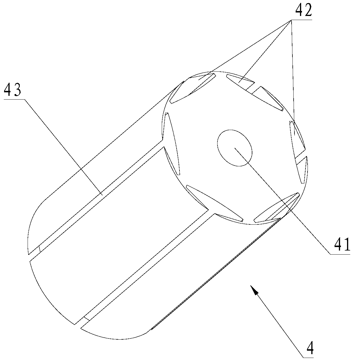 Inclined groove permanent magnet synchronous motor