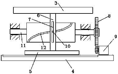 Turnouts using cam groove for track switching