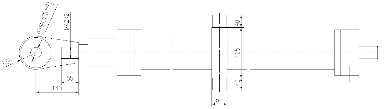 Hydraulic tension system of straight drawing cold/warm rolling experiment machine and control method thereof