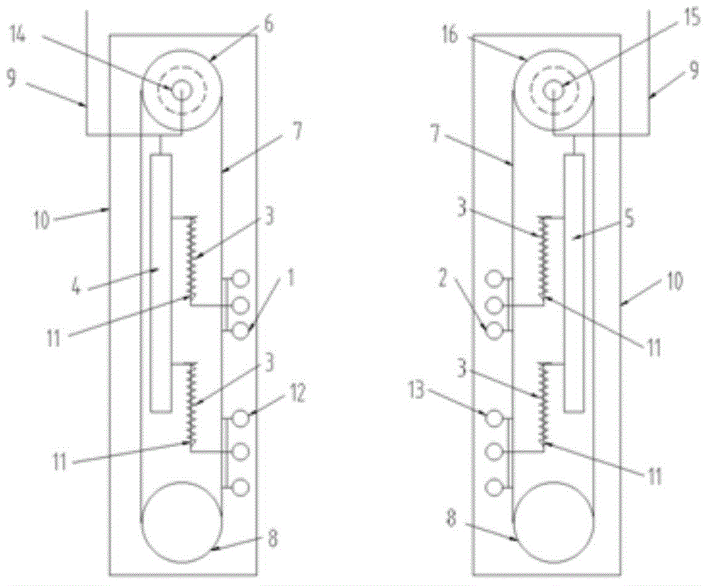 Elevator door light curtain detection protection device