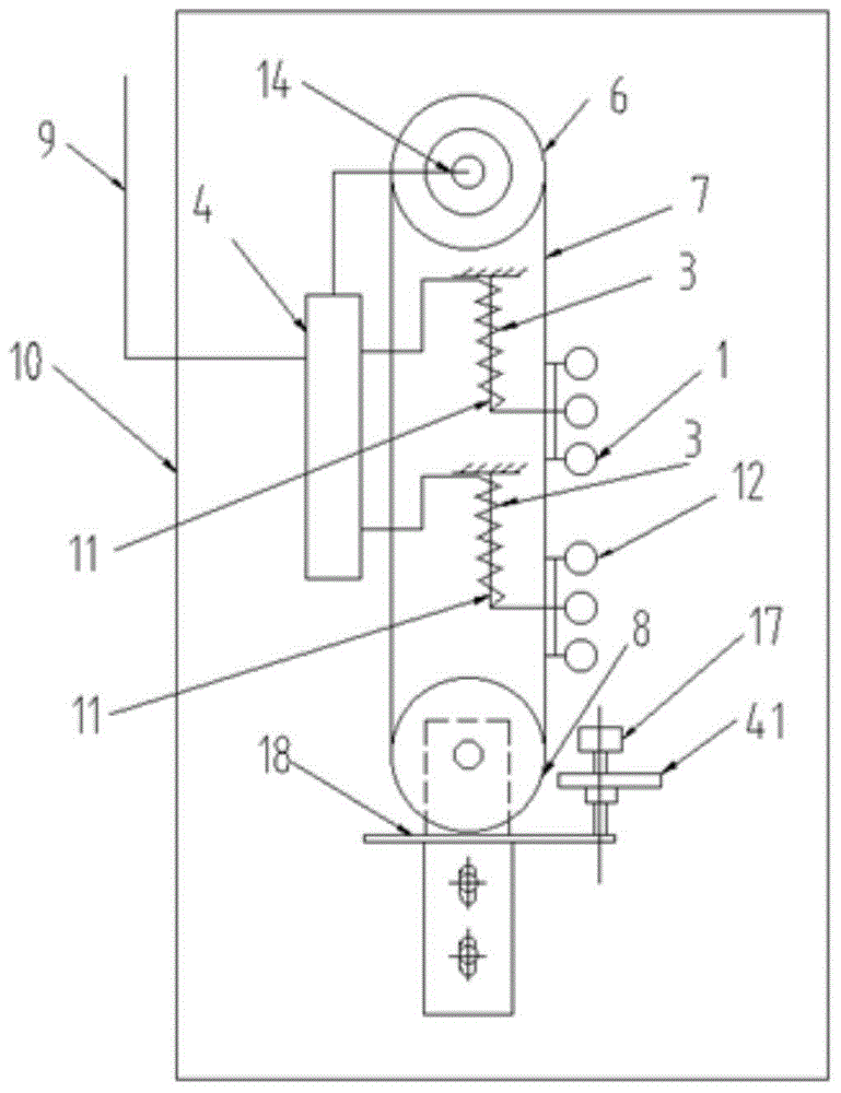 Elevator door light curtain detection protection device