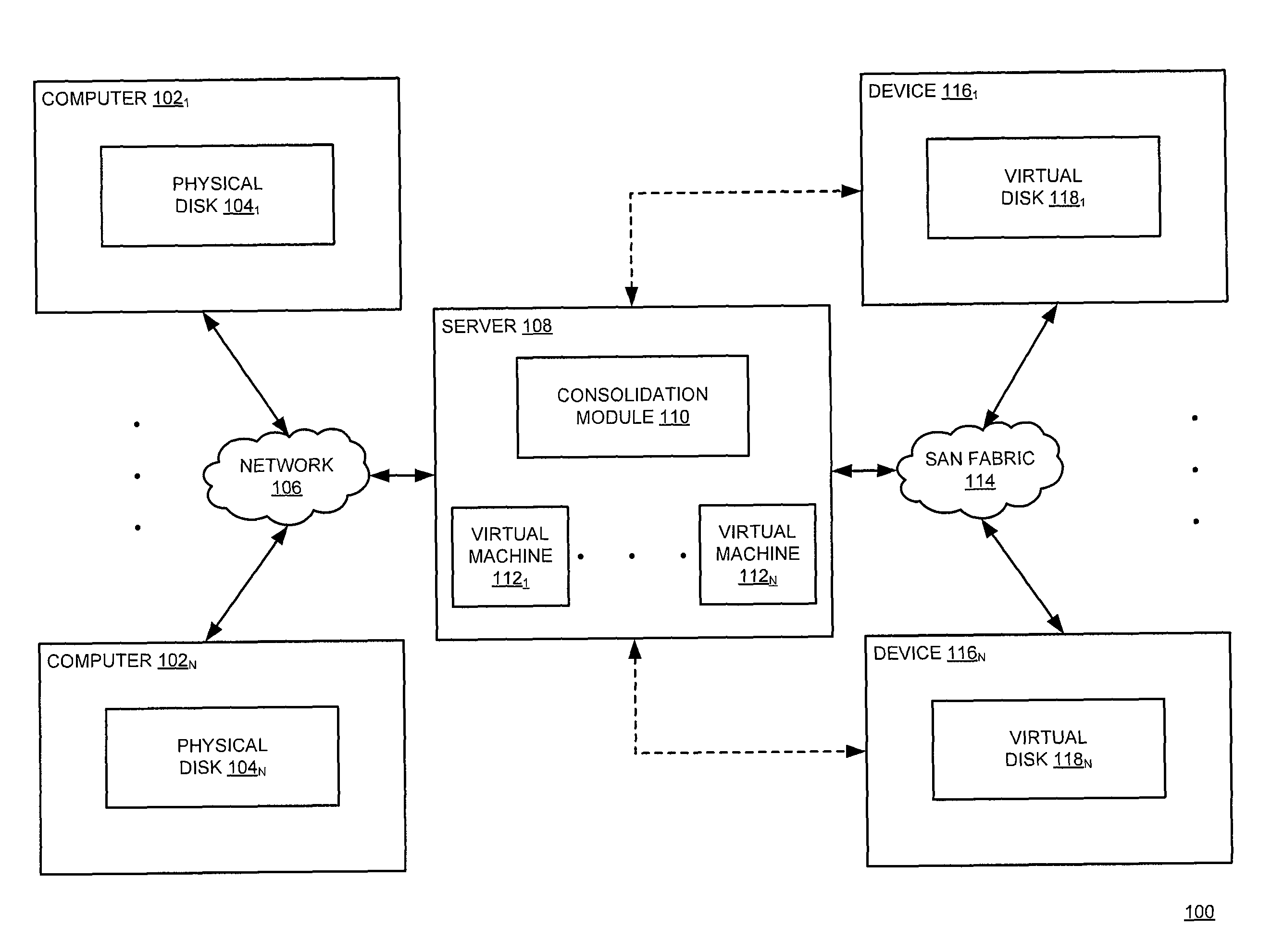 Method and apparatus for synchronizing a physical machine with a virtual machine while the virtual machine is operational