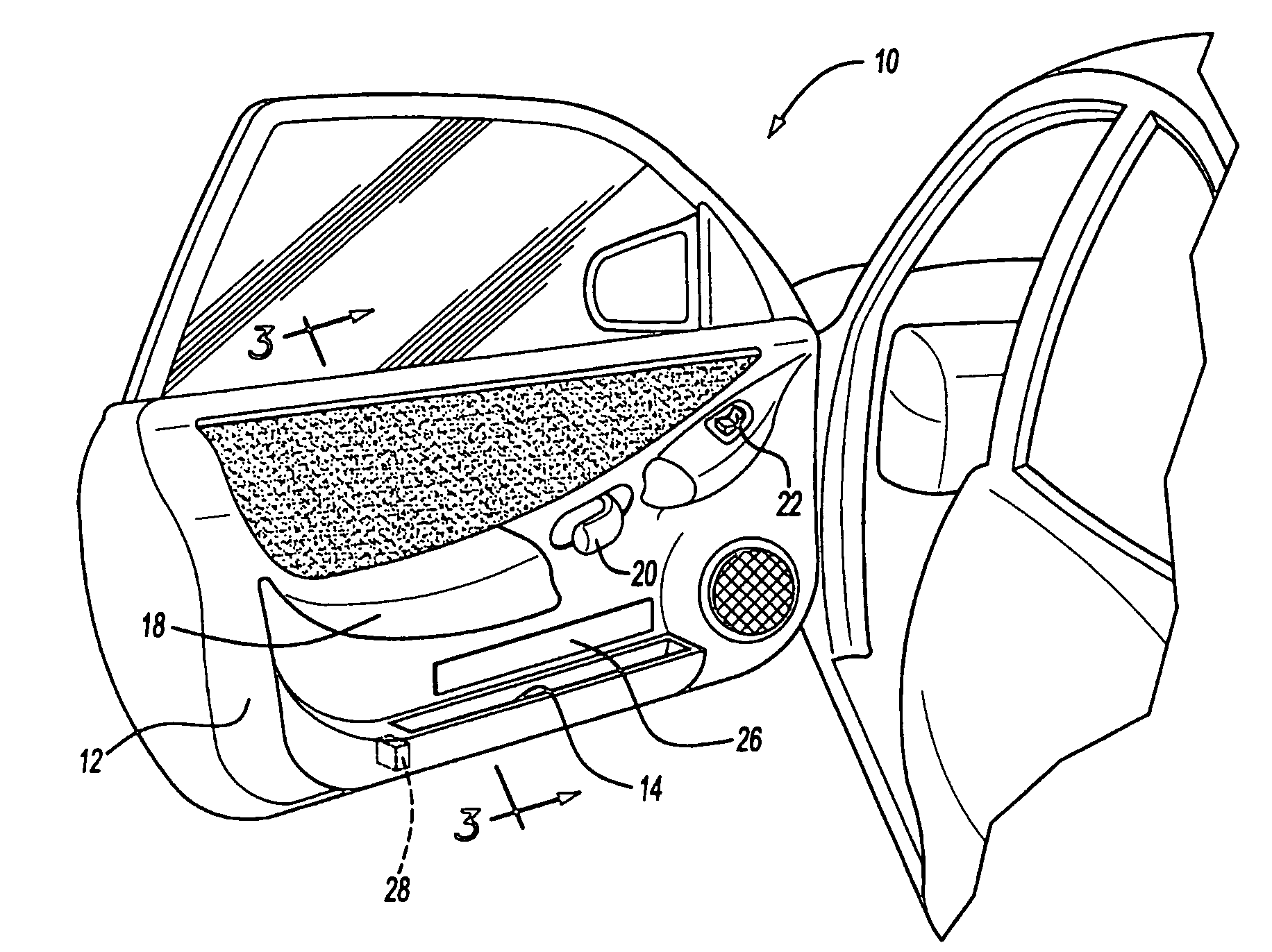 Map pocket illumination