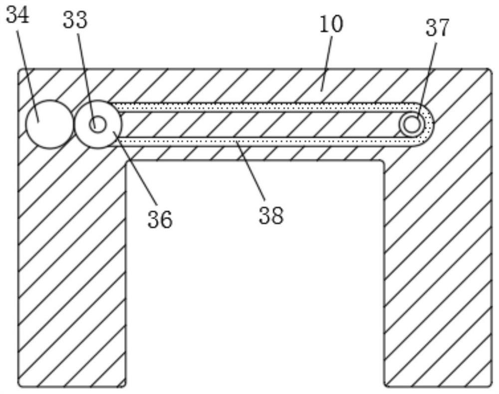 Stirring device for road and bridge construction