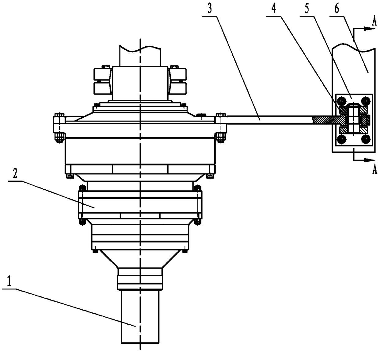 Biaxial shredder and driving device thereof