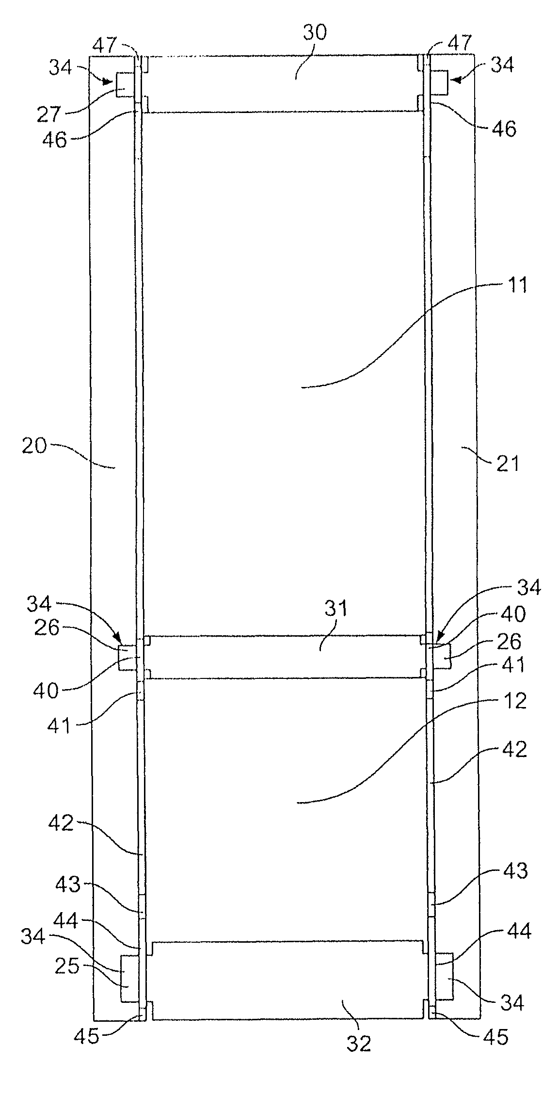 Modular door assembly