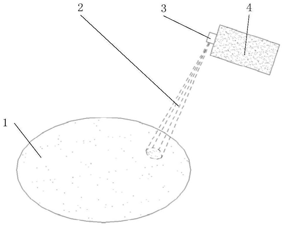 Optical precision measurement developer spraying device