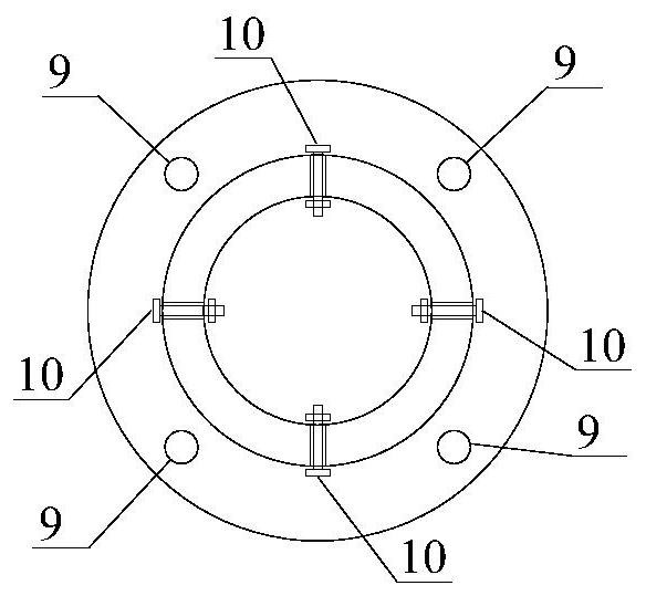 Coal mine goaf accumulated water close-range drainage drilling orifice pipe device and consolidation method thereof