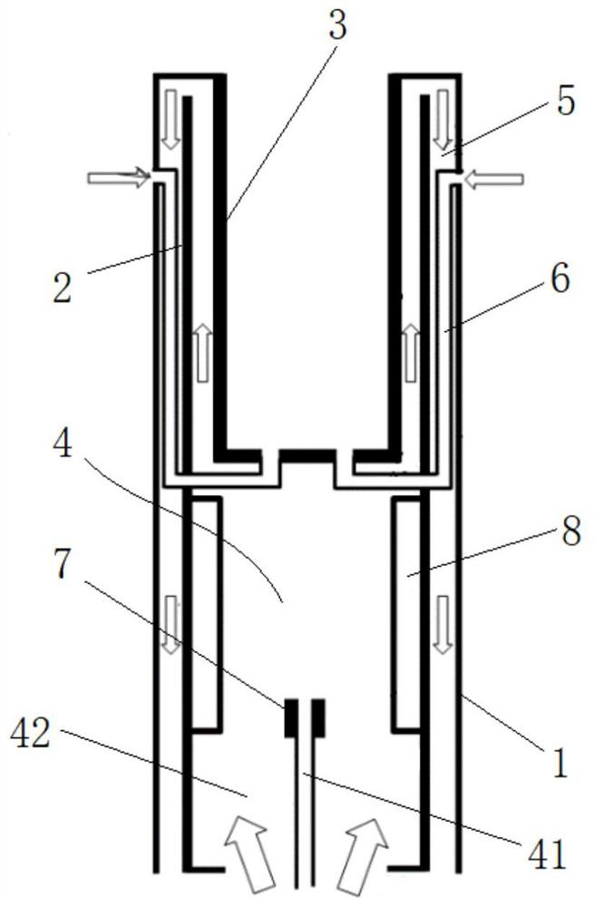 Heating device for heat-not-burn cigarette