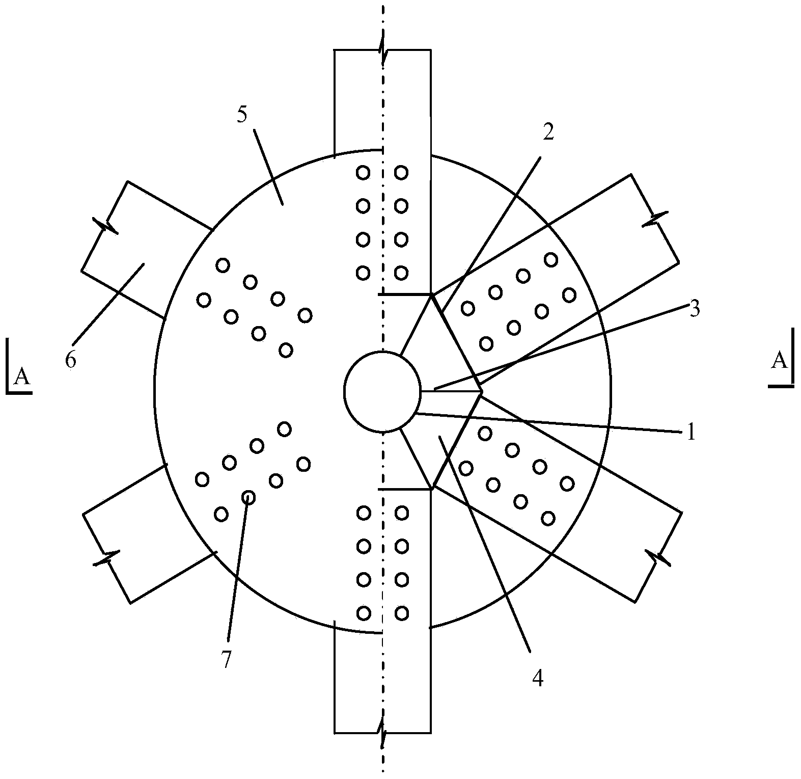 Annular box type energy dissipation reticulated shell joint