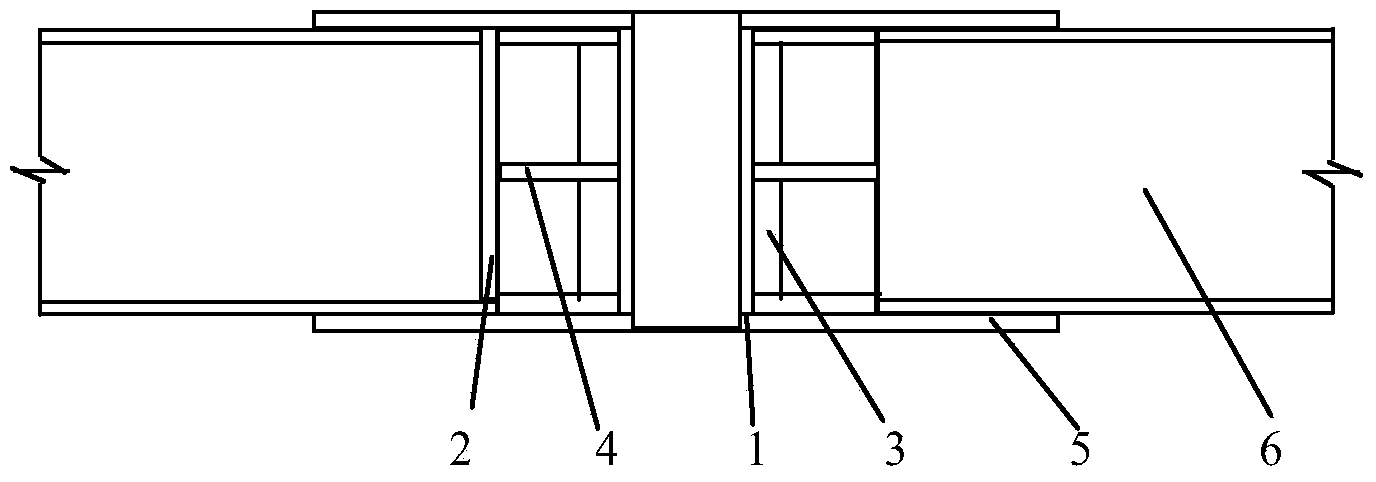 Annular box type energy dissipation reticulated shell joint