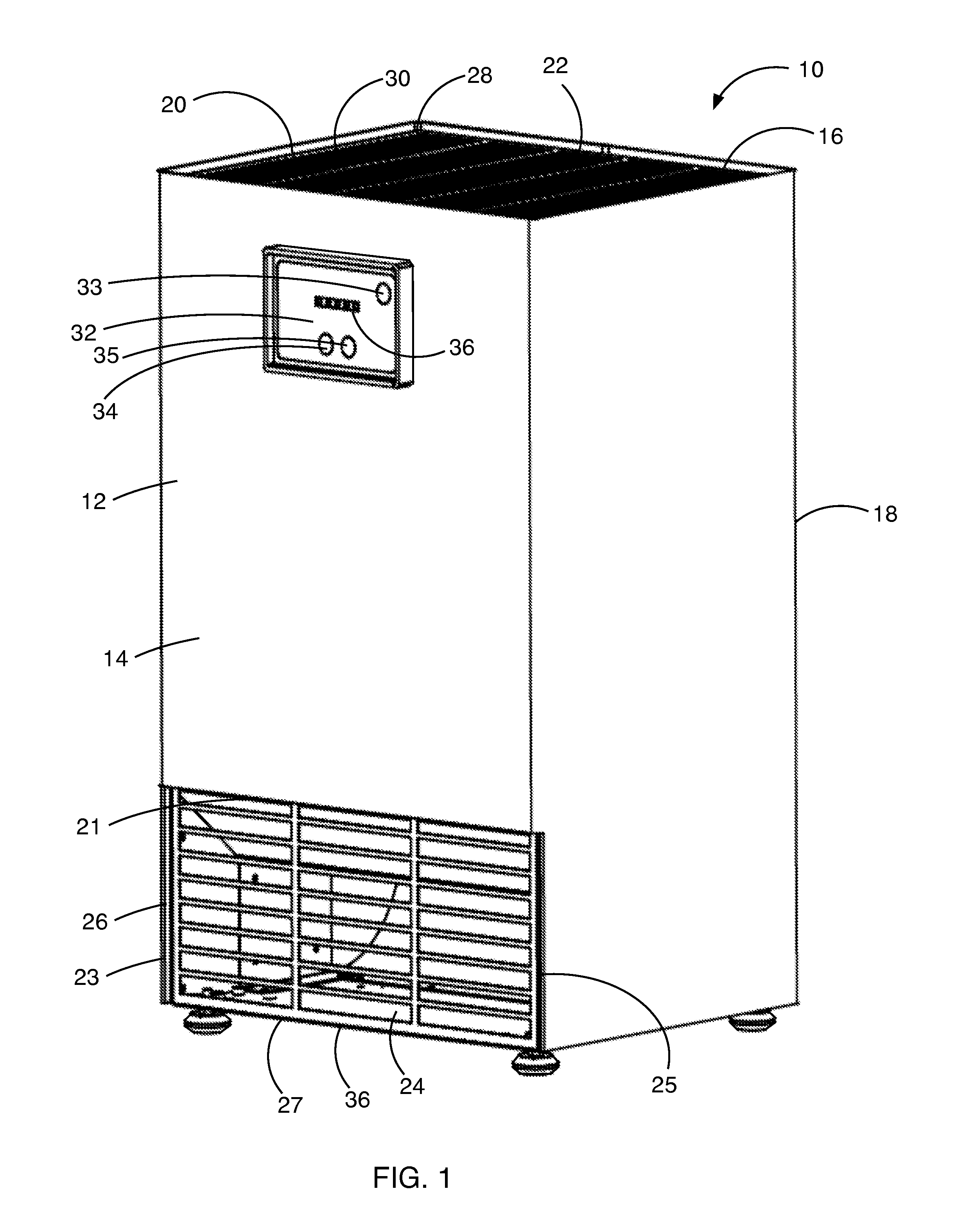 Apparatus for filtering air