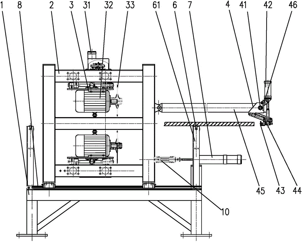 Paper surface straw plate cutting device