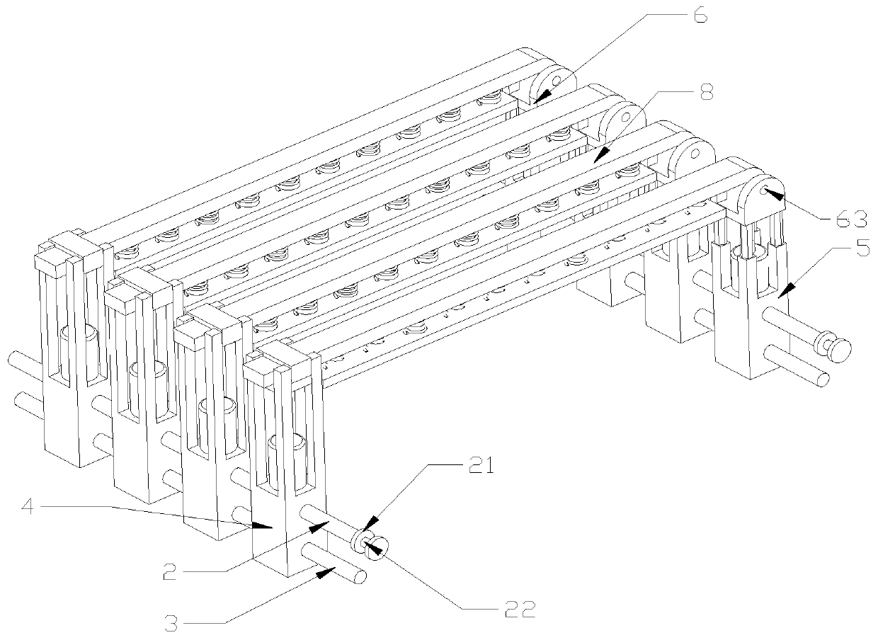 Automatic clamping device for EPP foam plate cutting