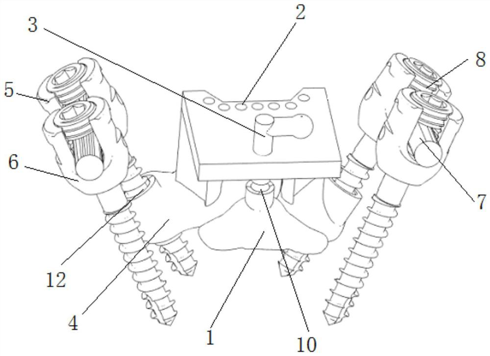 Restoration and fixing device for atlantoaxial dislocation