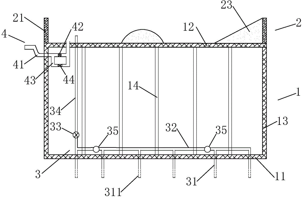 Artificial beach leisure system