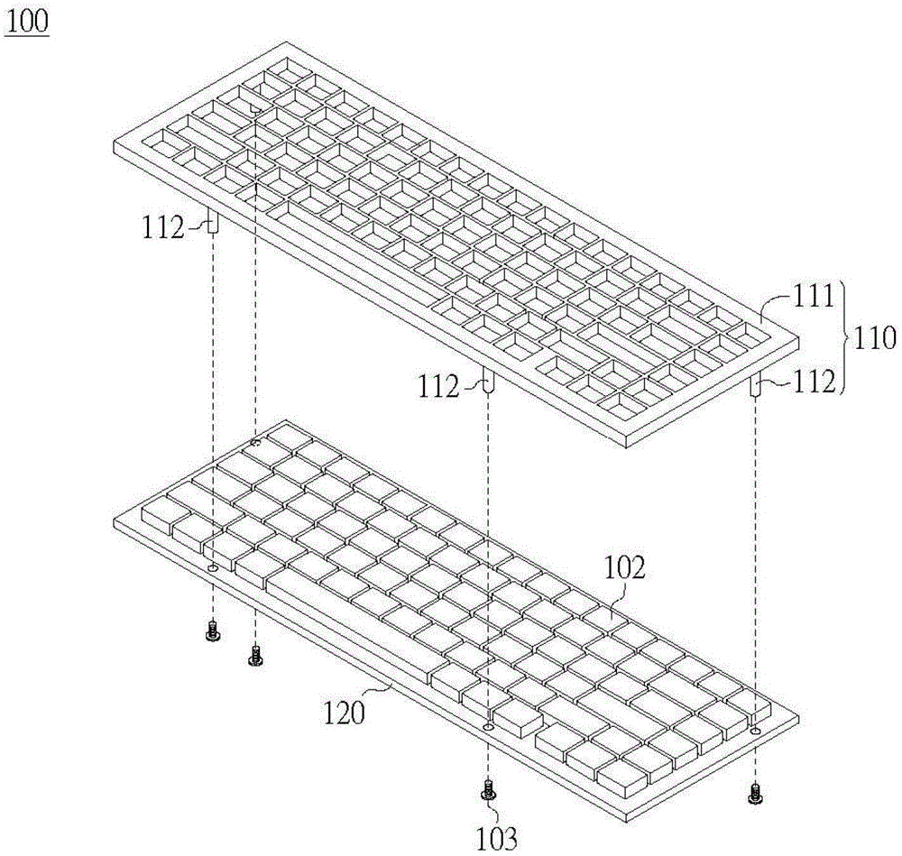 Illuminant keyboard module and illuminant keyboard with same