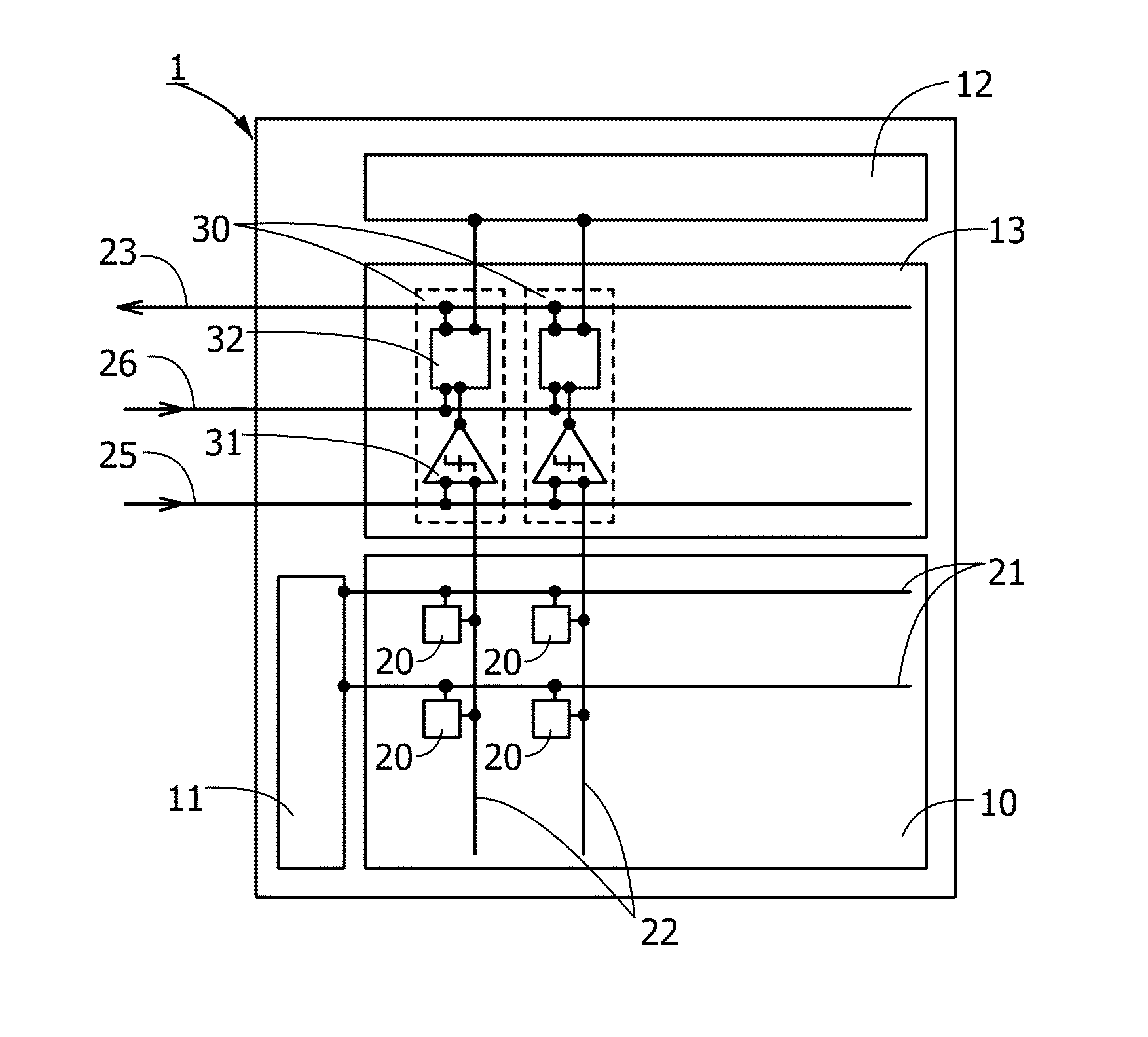 Image sensor, camera, surveillance system, and method for driving the image sensor