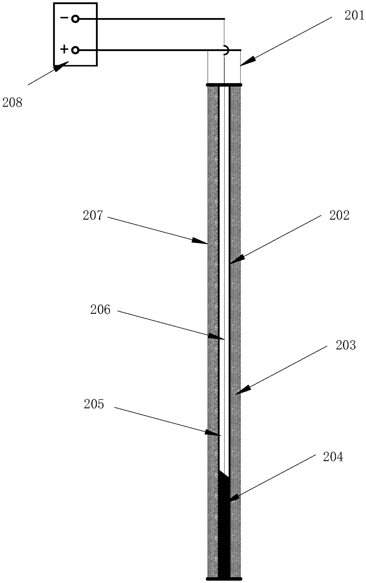 Air conditioner outdoor unit utilizing electroosmosis effect for cooling and frost restraining