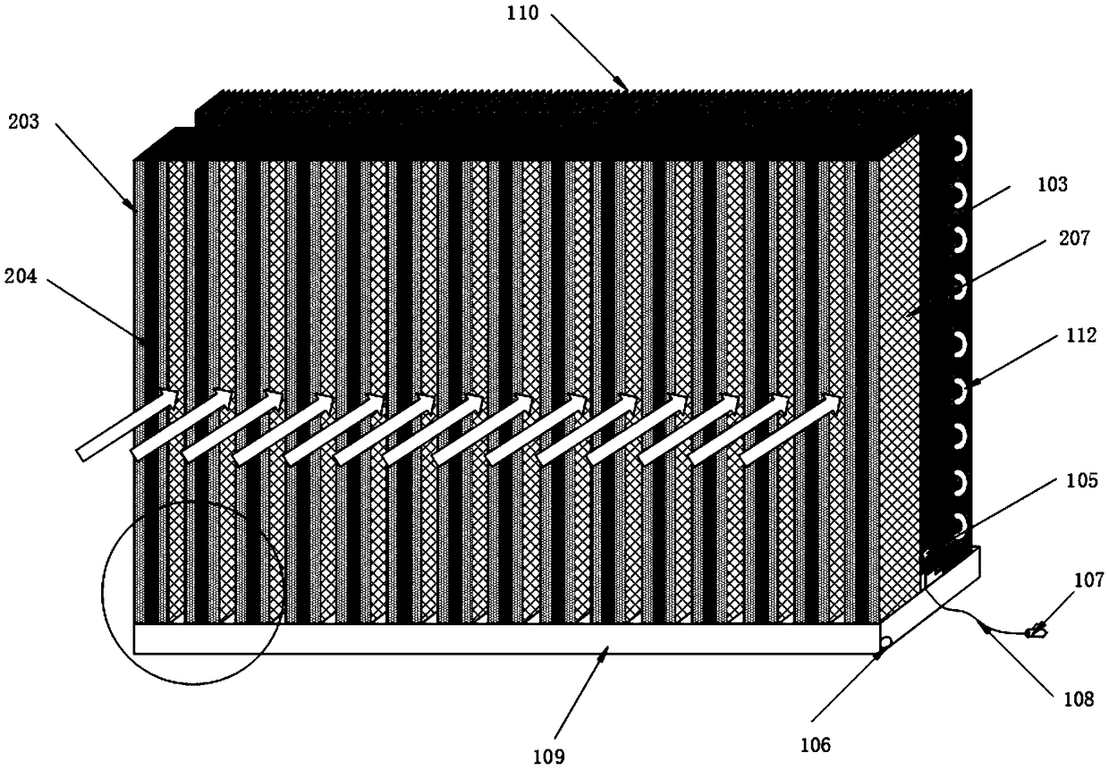 Air conditioner outdoor unit utilizing electroosmosis effect for cooling and frost restraining