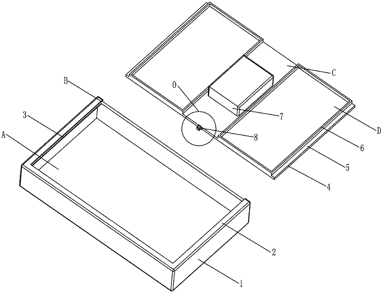 A pull-out cigarette case with video promotion function