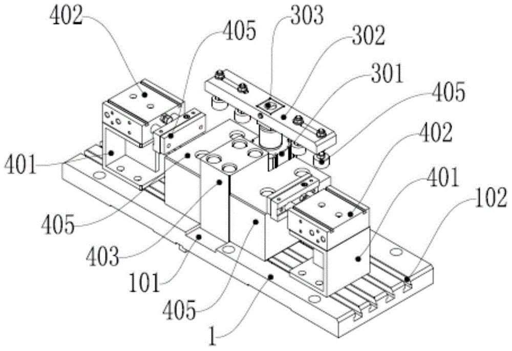 Fixture of clamping radiating fins at high precision