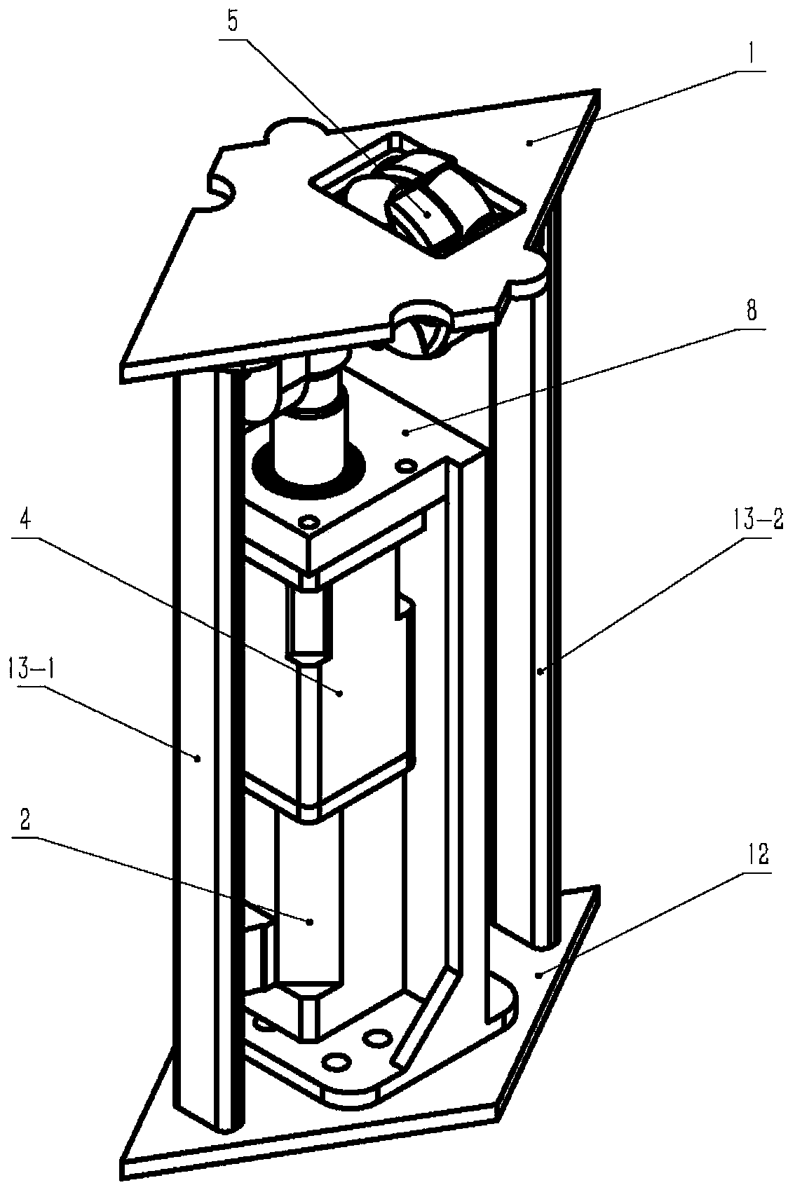 Modularized all-directional robot unit and conveying system formed by same