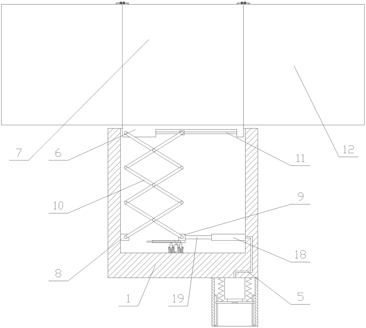 Face identification based mobile payment device with split-screen display function